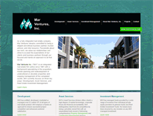 Tablet Screenshot of marventures.com